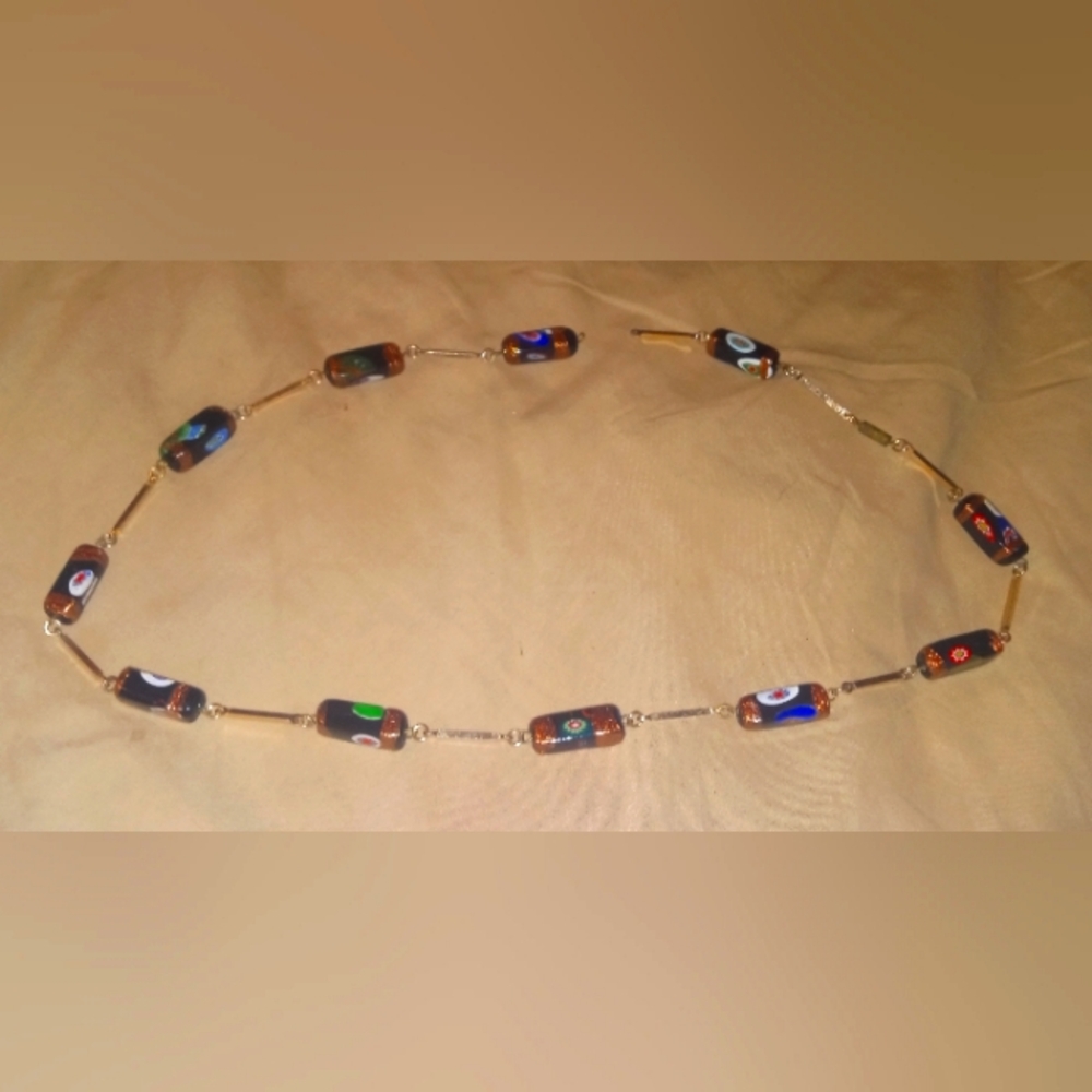 Vintage beaded necklace for jewelry makers